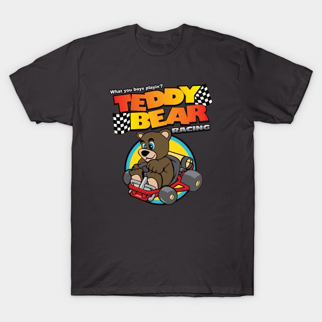 Teddy Bear Racing? T-Shirt by VOLPEdesign